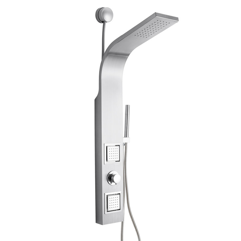 AKDY Dual Shower Head Shower Panel & Reviews Wayfair